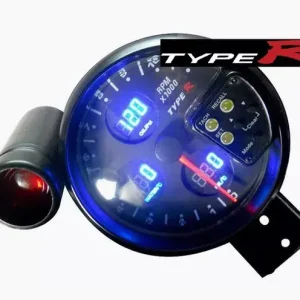 Přídavný budík Type-R - tachometr (125mm) se shift lightem 4in1 - černý panel Objednat Nyní