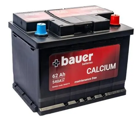 Autobaterie BAUER Calcium 12V/62Ah 540A 241x175x190 Tovární Cena
