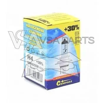 Přímo Od Výrobce Žárovka 12V H4 60/55W P43t +30% - Compass - CP08423