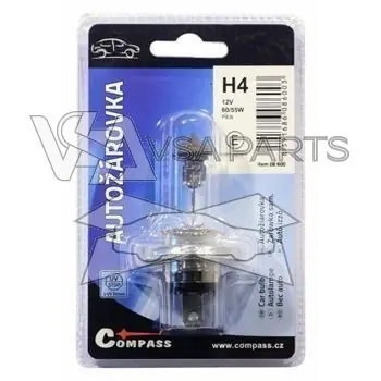 Žárovka 12V H4 60/55W P43t - Compass Nízká Cena