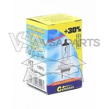 Dokud Zásoby Vydrží Žárovka 12V H7 55W +30% - Compass