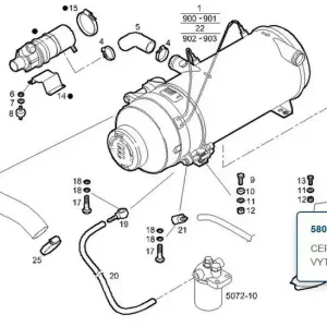 Čerpadlo oběhové U4855.01 6000L vlaky 2710185A Expresní Doručení