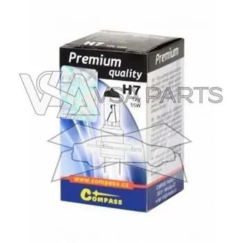Žárovka 12V H7 55W PREMIUM - Compass Výhodná Nabídka