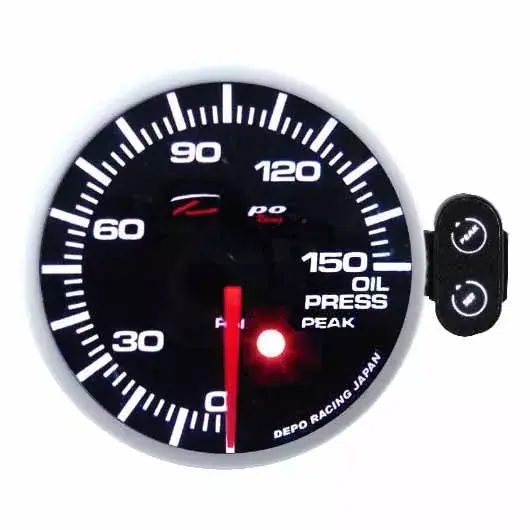 Cenový Hit Přídavný budík Depo Racing Peak 7-color - tlak oleje