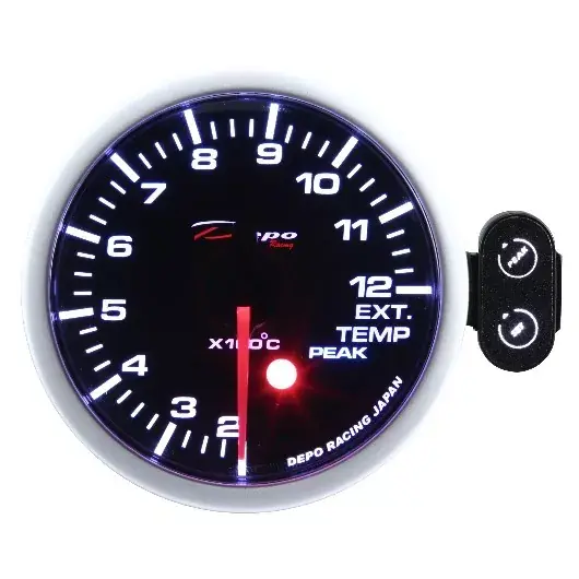 Bezpečná Platba Přídavný budík Depo Racing Peak 7-color - teplota výfukových plynů (EGT)