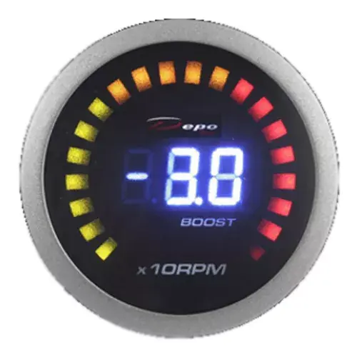 Objednat Nyní Přídavný budík Depo Racing Digital 2in1 - tlak turba elektronický + otáčkoměr