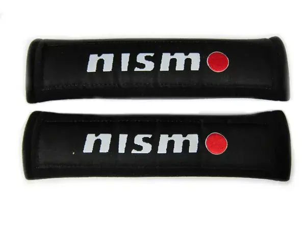 Cenová Bomba Návleky na bezpečnostní pásy s nápisem Nismo - černé