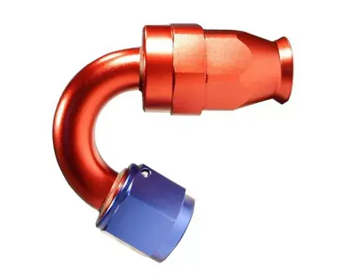 Fitinka koleno 150° D-08 (AN8) 3/4"x16-UNF - teflonová PTFE hadice Vrácení Zdarma