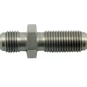 Upínací hlava (bulkhead) D-03 (AN3) 3/8"x24-UNF - nerezová Nakupujte Hned