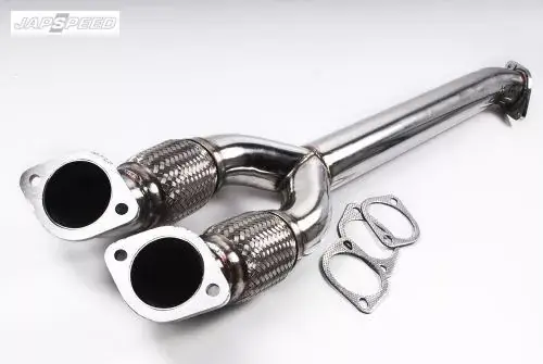 Středový díl k výfuku Y pipe Japspeed Nissan GT-R R35 - 2x 89mm > 89mm Sezónní Sleva