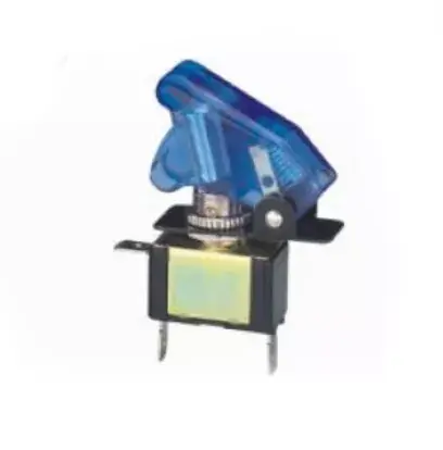 Vypínač kill switch průhledný modrý Cenová Bomba