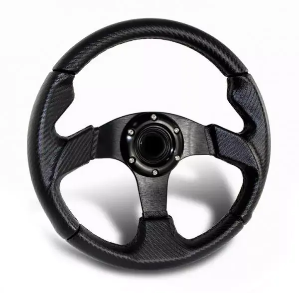 Sportovní volant SW403 - 350mm karbon look/černý Sezónní Sleva