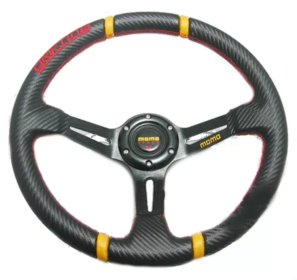 Sportovní volant SW402 - 350mm semiš / 90mm - karbon look/černý Aktuální