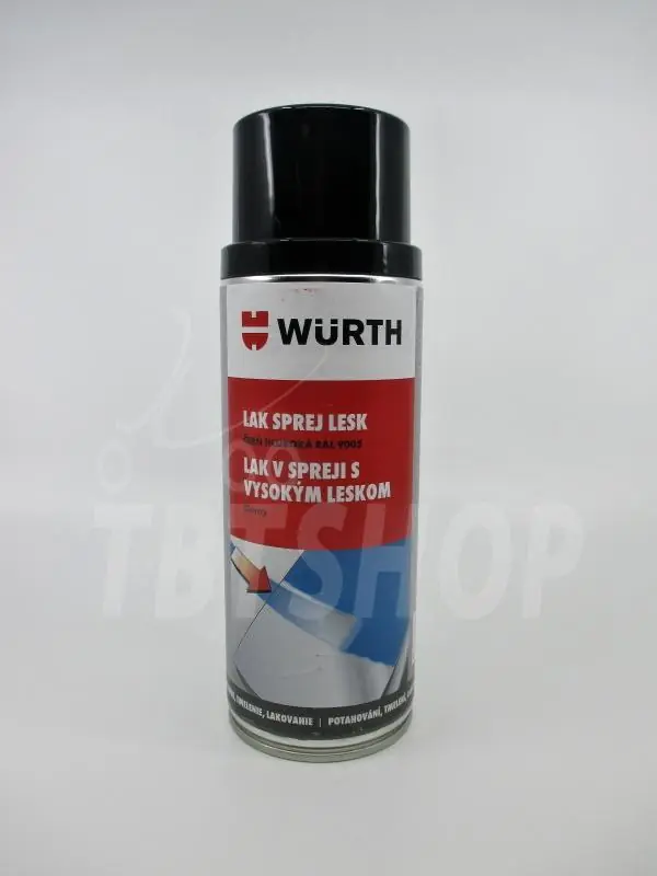 Lak sprej černý vysoký lesk 9005, 400ml. Novinka