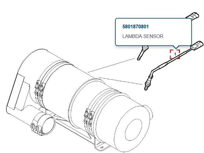 Lambda sonda 5801870801 Sleva