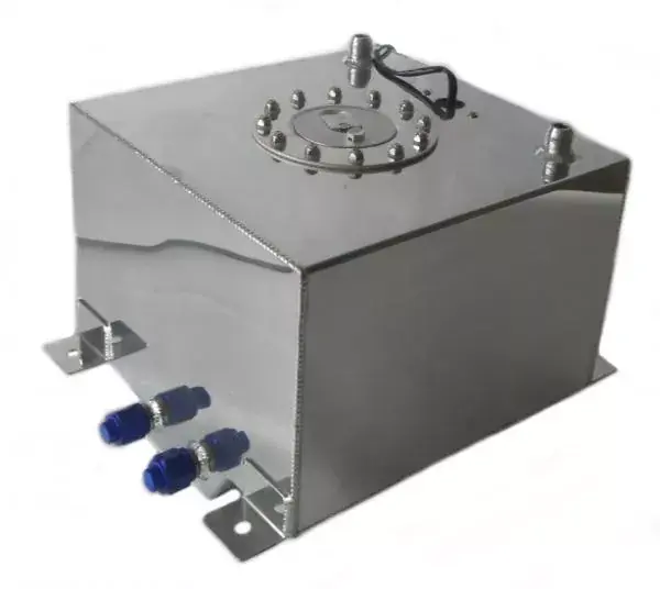 Cenová Bomba Závodní celohliníková palivová nádrž 20l (racing fuel tank) se senzorem na ukazatel stavu paliva