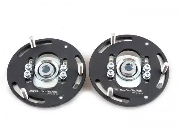 Přední horní uložení tlumičů (Pillowball Top Mounts) Silver Project BMW E36 - 3D verze pro stavitelný podvozek Poslední Šance