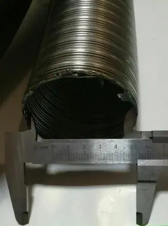 Sezónní Sleva Ohebná trubka výfuku 70X2,5 INOX. 479721Z