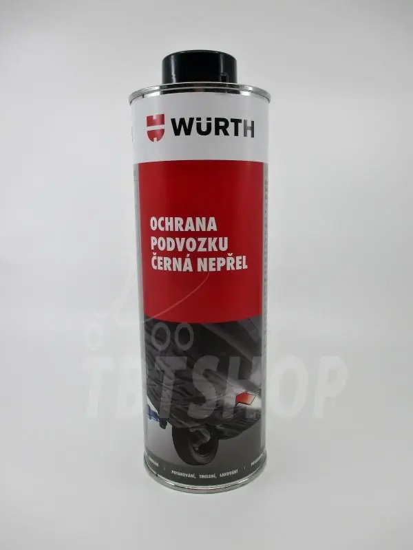 Bezpečná Platba Ochrana podvozku černá nepřelak 1l./Wurth 0892072