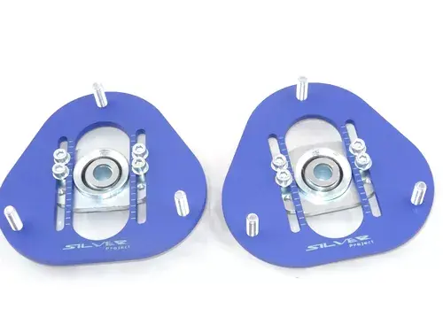 Přední horní uložení tlumičů (Pillowball Top Mounts) Silver Project Toyota Corolla AE92 Levin (87-91) / AE101 / AE111 Novinka