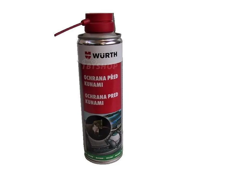 Výprodej Ochrana před kunami WURTH 250ml. Spray na kuny
