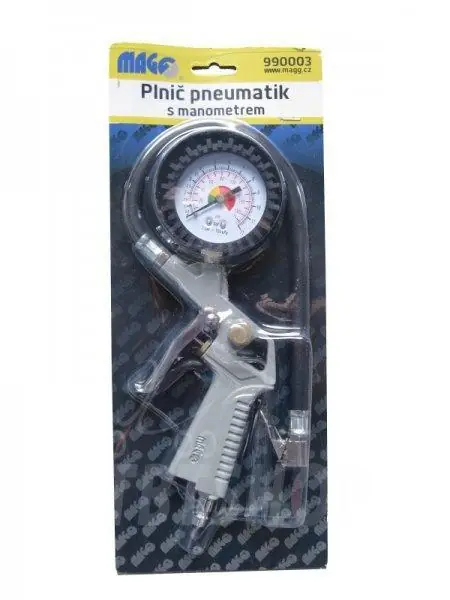 Nejlepší Volba Plnič pneu s manometrem max.12bar