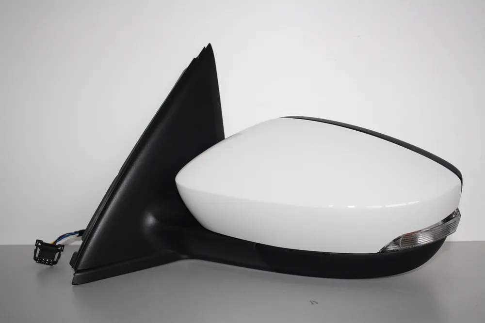 Doprava Zdarma Levé vnější zrcátko Fabia III 6V1857407F - kompletní bílé - hlídání úhlu