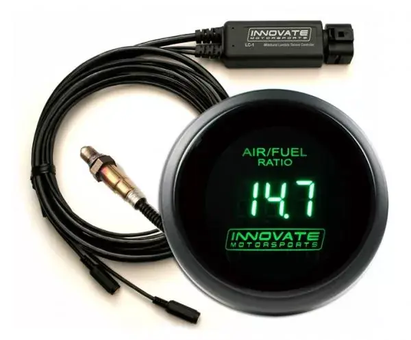 Výhodná Nabídka Přídavný budík Innovate Motorsports DB + LC-2 O2 kontrolér - wideband kit (širokopásmová lambda sonda) - zelený