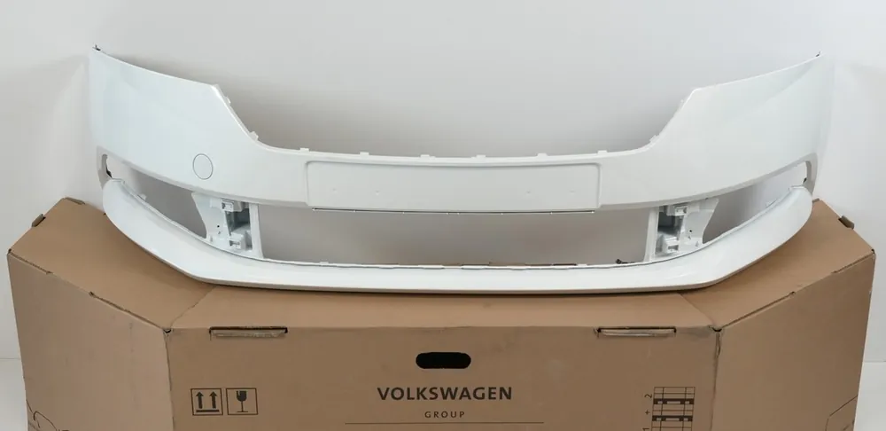 Přední nárazník Fabia III facelift 6V0807221F - ORIGINÁL bílý 1026 Cenově Výhodný