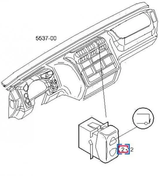 Značkový Přepínač ventilítor topení Eurocargo 504096617 LKW