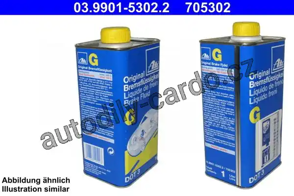 Sezónní Sleva Brzdová kapalina ATE 03.9901-5302 (AT 705302) - DOT 3 - 1 L