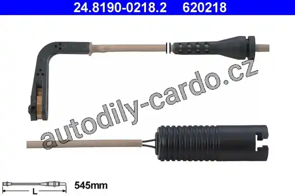 Výstražný kontakt opotřebení obložení ATE 24.8190-0218 (AT 620218) - BMW Levný