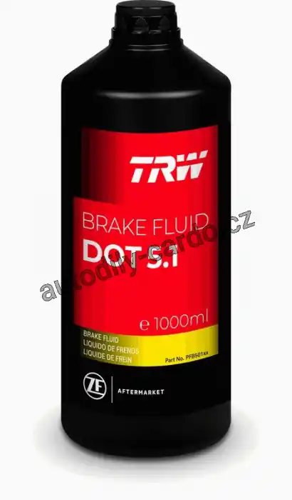 Brzdová kapalina DOT 5.1 TRW PFB501CE - 1l Oblíbený