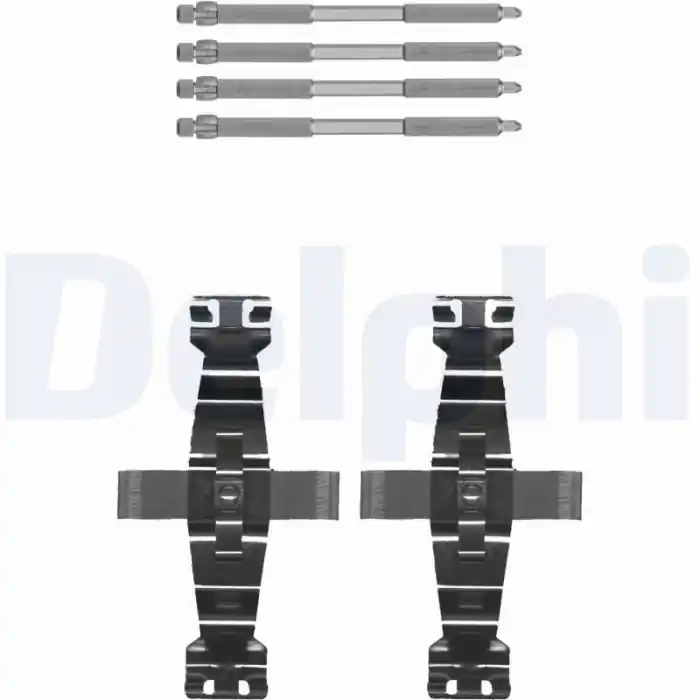 Rychlé Dodání Sada příslušenství, obložení kotoučové brzdy DELPHI LX0674