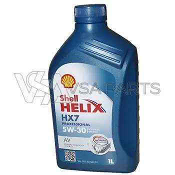 Olej 5W-30 1L Shell Helix HX7 AV 502.00/505.01 Značkový