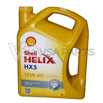 Autentický Olej 15W-40 4L Shell Helix HX5