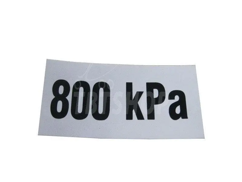 Samolepka tlaku PNEU 800Kpa Sezónní Sleva