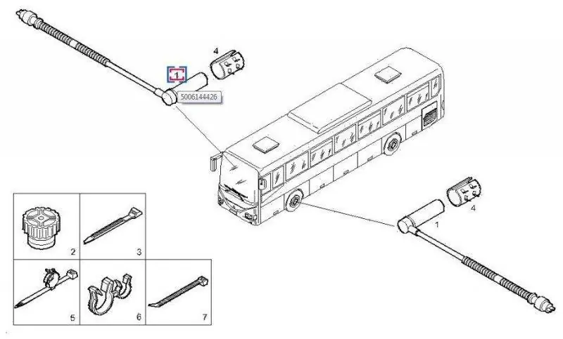 Snímač ABS Crossway 5006144426,0486000273 Nejlepší Volba