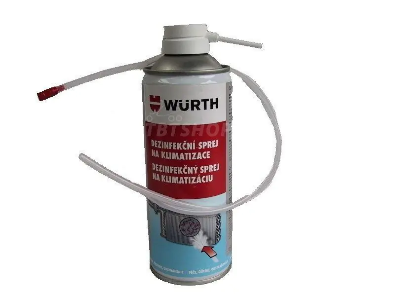 Nejprodávanější Sprej dezinfekční na klimatizace 300ml Würth