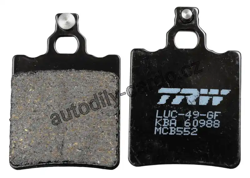 Jen Po Omezenou Doba Sada brzdových destiček TRW MCB552 - APRILIA, KTM