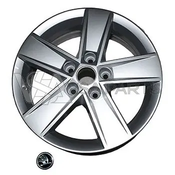 Sada 4 ALU kol 6Jx16 ET48 STAR - 5E0071494A8Z8 - originál Akční Nabídka