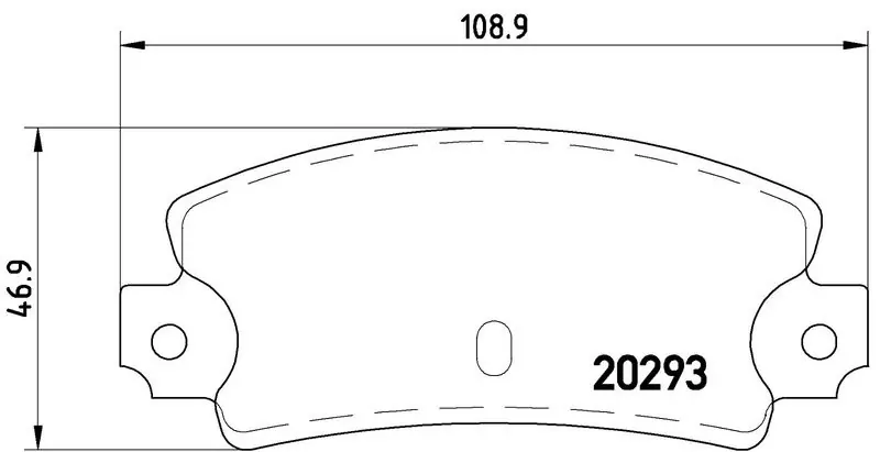 Vrácení Zdarma Sada brzdových destiček BREMBO P23008 - LANCIA