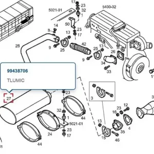 Akce Tlumič výfuku CITYBUS AGORA ovál DL=73cm /8706/