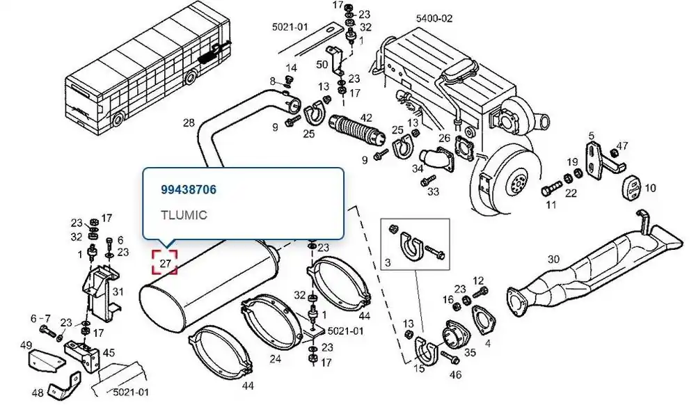 Akce Tlumič výfuku CITYBUS AGORA ovál DL=73cm /8706/