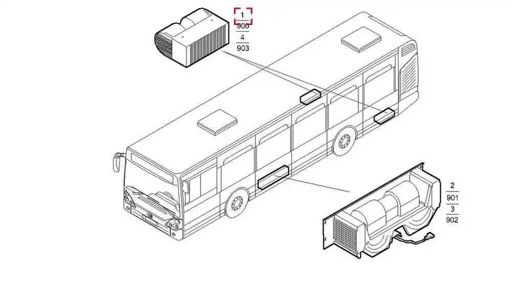 Topení kompletní motorek +radiátor CITYBUS AGORA Výhodná Nabídka