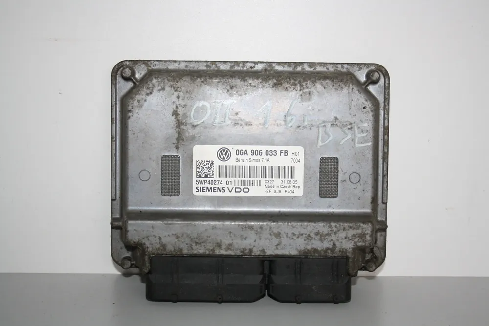 Jednotka motoru 06A 906 033 FB Aktuální