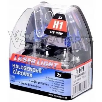 Žárovka 12V H1 100W 2ks WHITE LASER Tovární Cena
