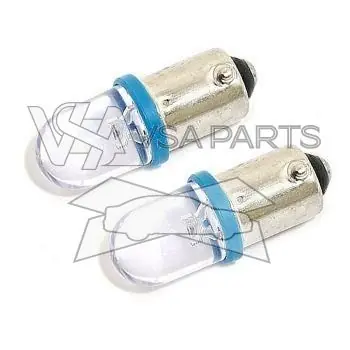 Žárovka 12V 1LED Ba9s (2 ks), modrá Cenově Výhodný