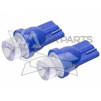 Žárovka 12V 1LED T10 (2 ks), modrá Horká Nabídka