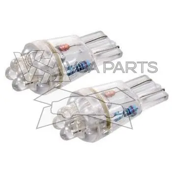Vysoce Kvalitní Žárovka 12V 4LED T10 bílá (2 ks), bílá